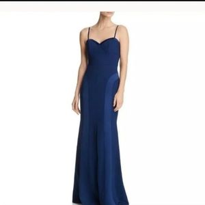 Aidan Mattox V Neck Mermaid gown